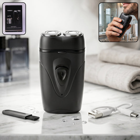 Portable Electric Shaver For Men Compact Rechargeable Cordless