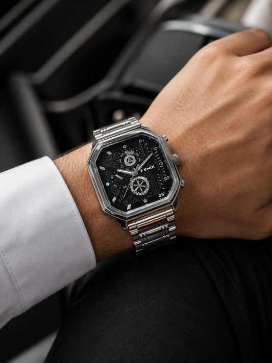 Fenix Luxe Chronograph Stainless Steel Watch
