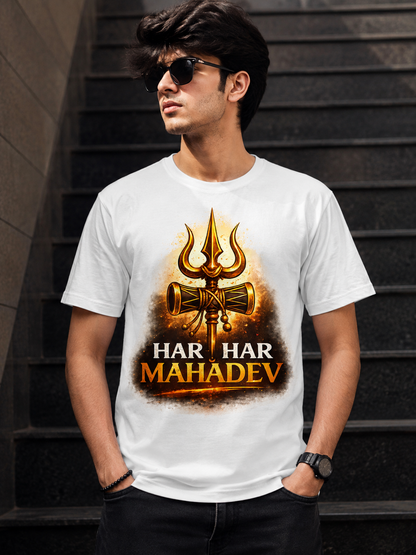 "Har Har Mahadev" Graphic T-Shirt.
