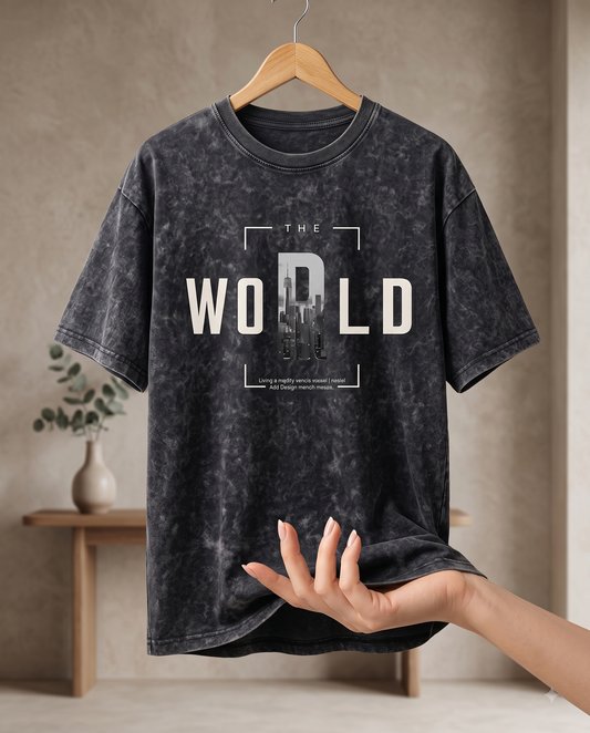 Oversize Tshirt|Men Printed Round neck Oversize Tshirt|Men Graphic print Tshirt