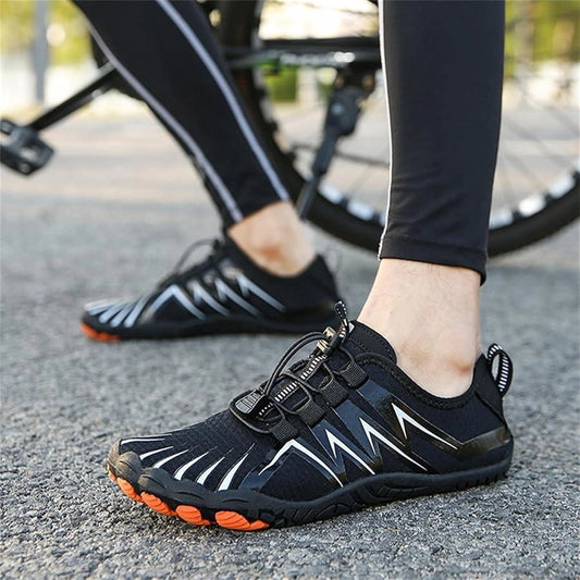 Mens Barefoot Black Slip On Trainning Shoes