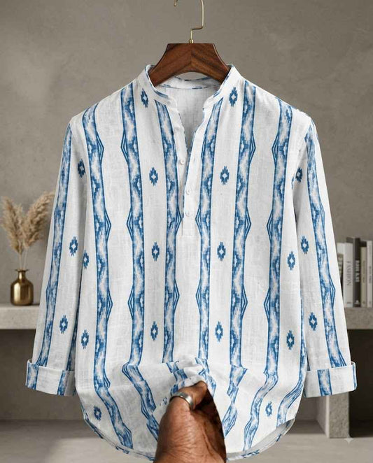 Elegant Embroidered Cotton Short Kurta